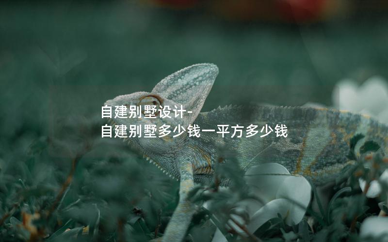 自建別墅設(shè)計-自建別墅多少錢一平方多少錢